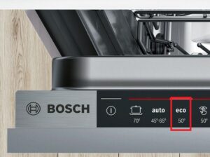 Eco mód a Bosch mosogatógépben