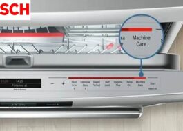 Machine Care mód a Bosch mosogatógépben