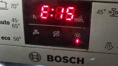Το πλυντήριο πιάτων Bosch δίνει τον κωδικό E15