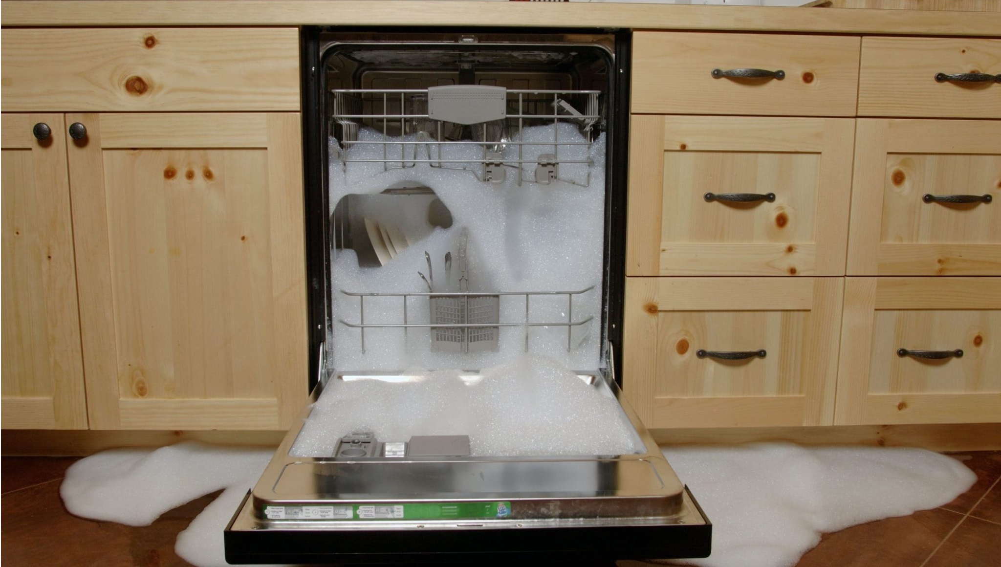 what happens if you open the dishwasher door