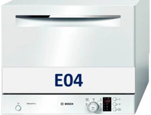 Error E04 sa isang Bosch dishwasher