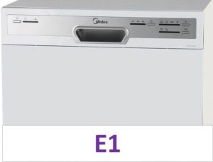 E1 hiba a Midea mosogatógépen