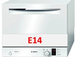 เกิดข้อผิดพลาด E14 ในเครื่องล้างจาน Bosch