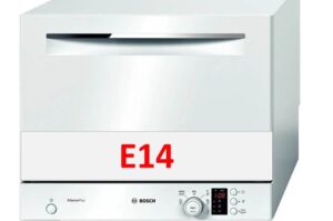 Error E14 on a Bosch dishwasher