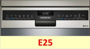 Eroare E25 la o mașină de spălat vase Siemens