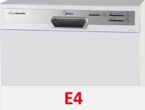E4 hiba a Midea mosogatógépen