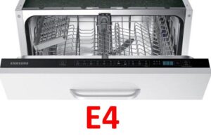 Erreur E4 sur le lave-vaisselle Samsung