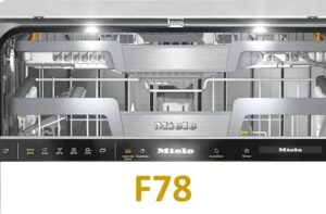 Error F78 on a Miele dishwasher