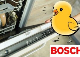 Ηχεί ηχητικά σήματα του πλυντηρίου πιάτων της Bosch
