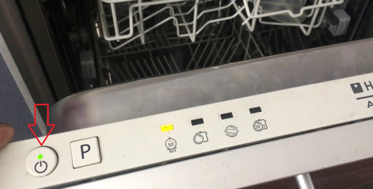 Redémarrage du lave-vaisselle Ariston