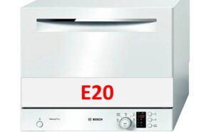 Error E20 on a Bosch dishwasher