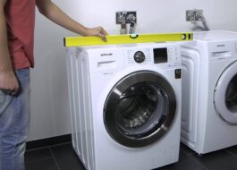 วิธีติดตั้งเครื่องซักผ้าไม่ให้กระโดดระหว่างรอบปั่นหมาด