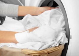 Asciugare la biancheria da letto nell'asciugatrice