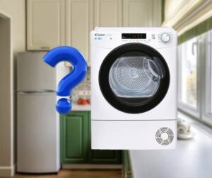 How to place a dryer in the kitchen?