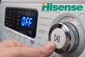 Menghidupkan dan menghidupkan mesin basuh Hisense