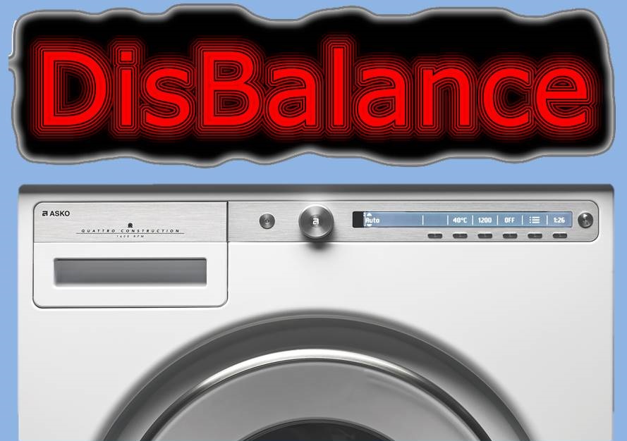 Nelīdzsvarotība veļas mašīnā Asko