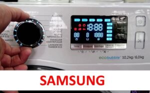 Comment calibrer une machine à laver Samsung
