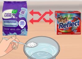 É possível misturar diferentes detergentes em pó?