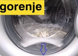 Nútené vypúšťanie vody z práčky Gorenje
