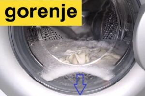 Forced draining of water from the Gorenje washing machine