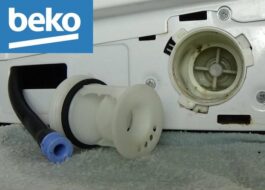 Pulizia del filtro in una lavatrice Beko