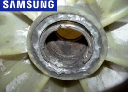 Hogyan távolítsuk el a csapágyat a Samsung mosógép dobjából