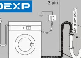 Anschließen einer Dexp-Waschmaschine