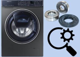 Sinusuri ang tindig sa isang washing machine ng Samsung