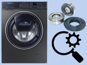 Sinusuri ang tindig sa isang washing machine ng Samsung