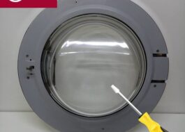 Conserto de escotilha de máquina de lavar LG
