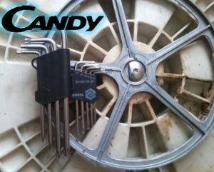 Pag-alis ng Candy washing machine pulley