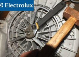 Demontáž kladky práčky Electrolux