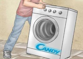 Candy-Waschmaschine springt beim Schleudern
