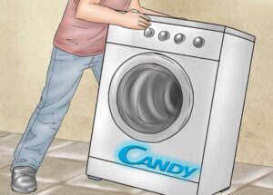 Candy washing machine jumps during spin cycle