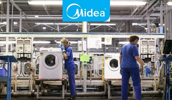 Midea çamaşır makinesi fabrikası