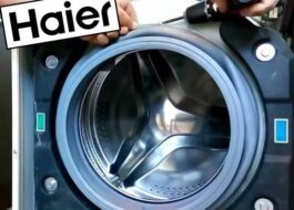 Hvordan skifte mansjett på en Haier vaskemaskin