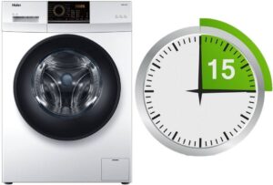 Como reduzir o tempo de lavagem em uma máquina de lavar