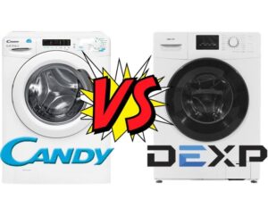 ما هي الغسالة الأفضل: Candy أم Dexp؟