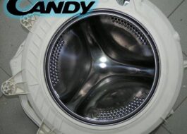 O tanque da máquina de lavar Candy é dobrável?